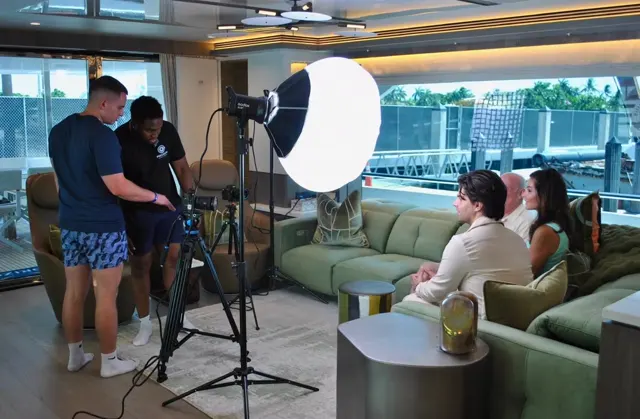 Behind the scenes video production in Palm Beach County